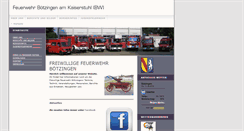 Desktop Screenshot of feuerwehr-boetzingen.de